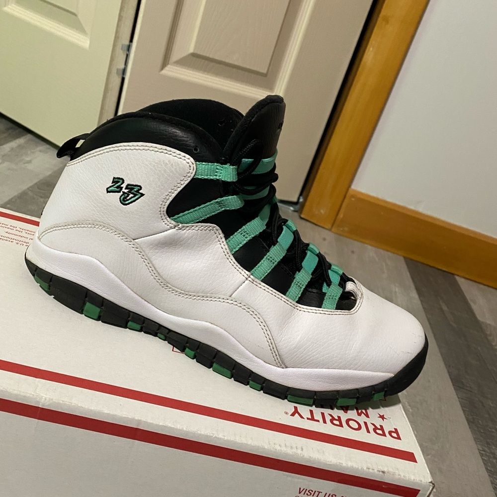 Air Jordan 10 Retro Verde Sneakers Men’s Sz 9.5